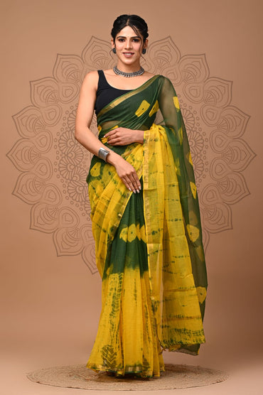 Handblock Printed Kota Doria Sarees Wholesale – Lightweight Kota Cotton Sarees