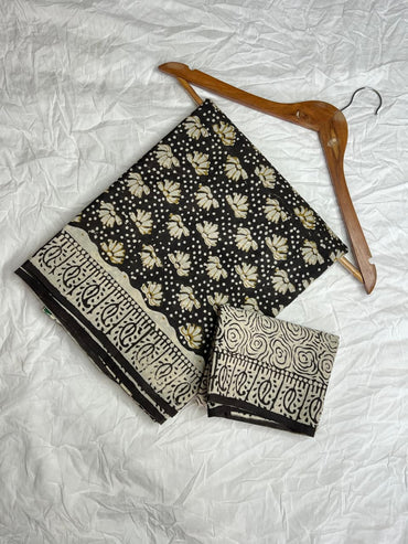 Cotton Malmal Handblock Printed Sarees Wholesale – Lightweight Cotton MUL Sarees