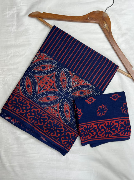 Pure Cotton Mul Handblock Printed Sarees Wholesale – Soft Malmal Sarees