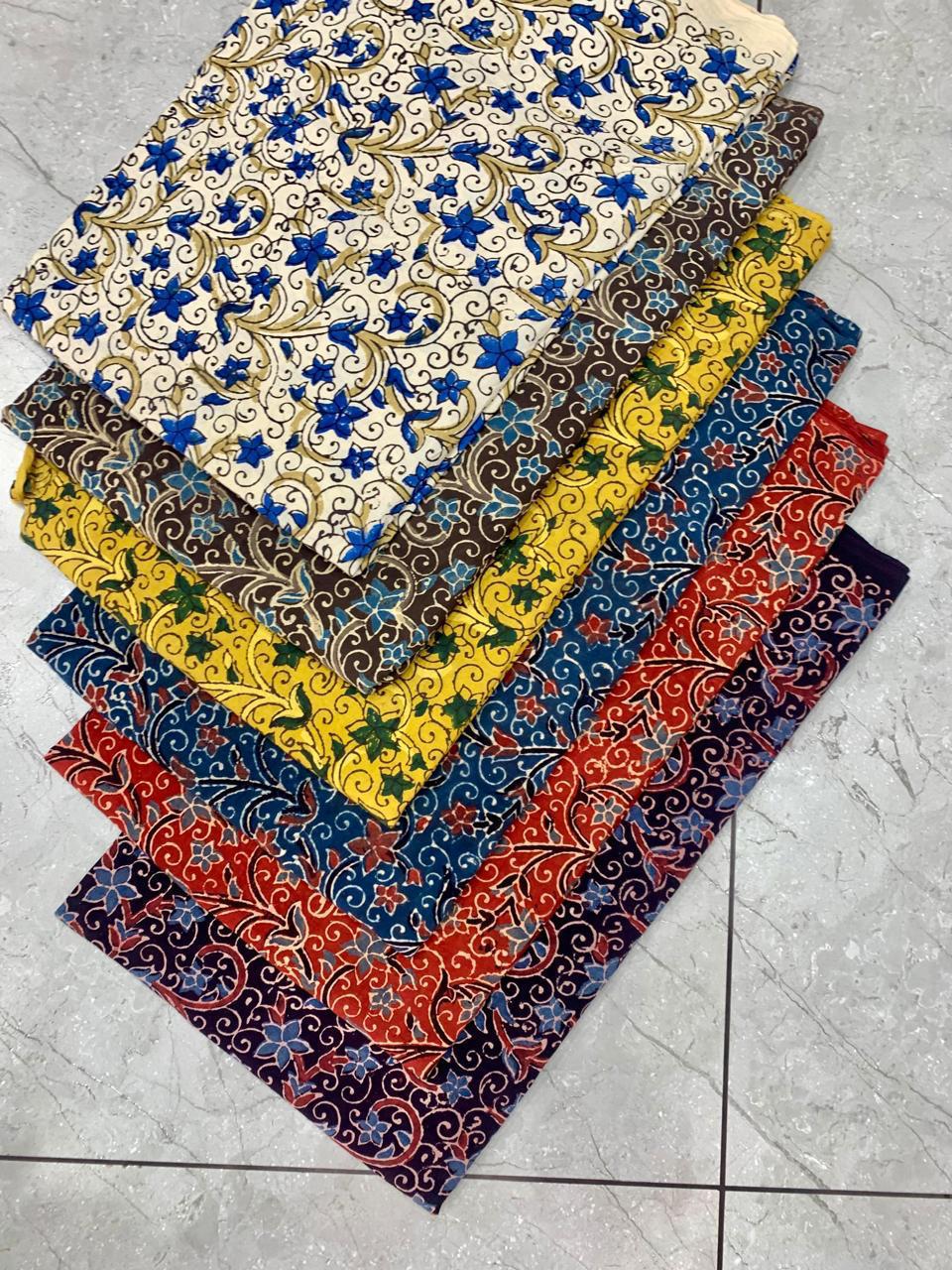 Ajrakh multicolour jaal handblock printed pure cotton fabric wholesale, handmade using natural dyes – Fabtexs