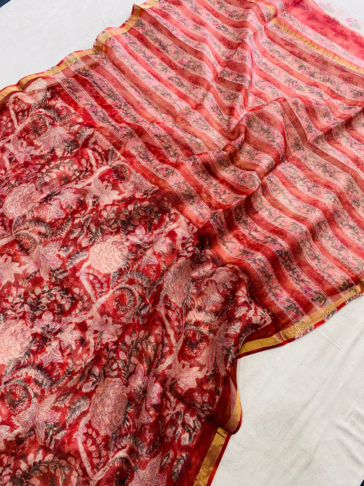 Kota Doriya Saree Silk MOQ 6pcs | Assorted – Fabtexs