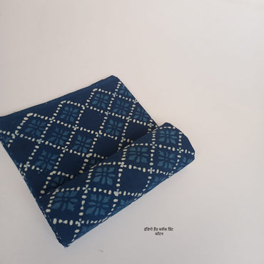 Dabu Fabric Wholesale Pure Cotton Hand Block Printed| Artisan Made MOQ-1 Thaan by Fabtexs