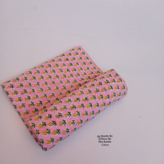 Sanganer Handblock Print fabric (MOQ 1 Thaan)