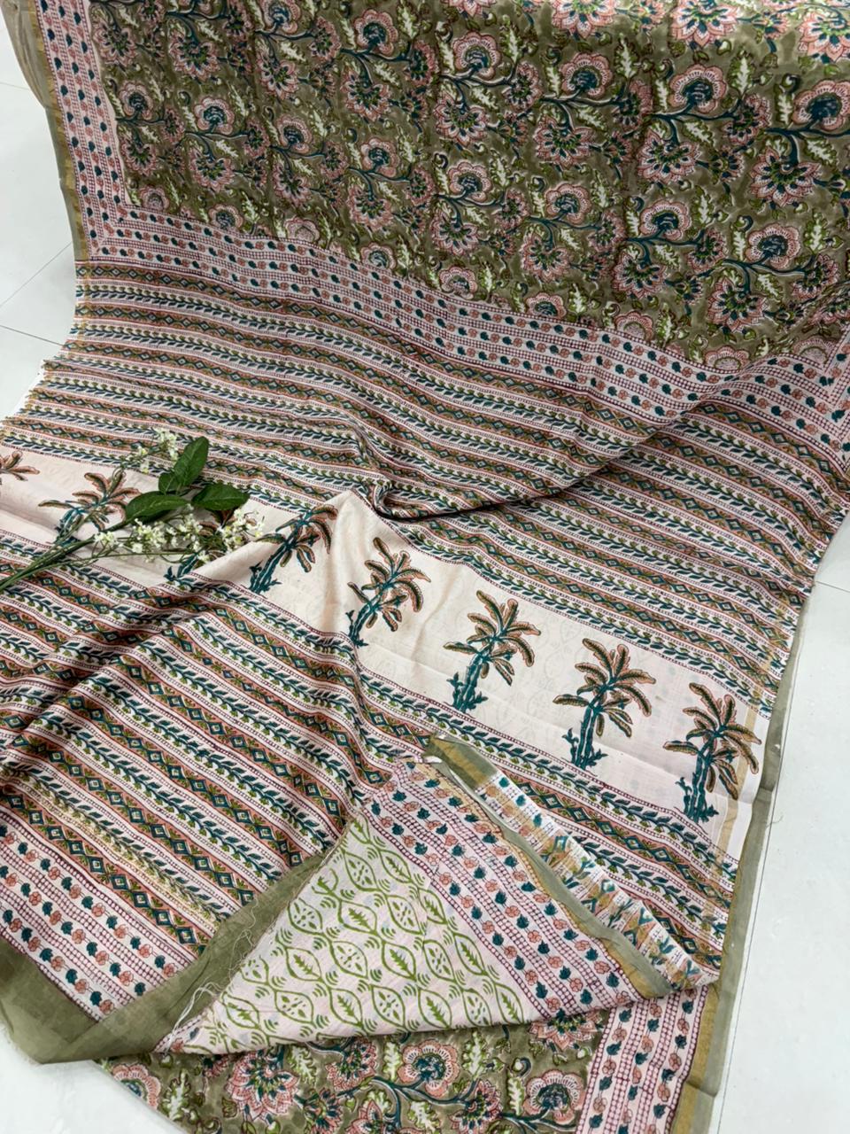 Handblock printed sarees wholesale collection for boutiques and resellers in India