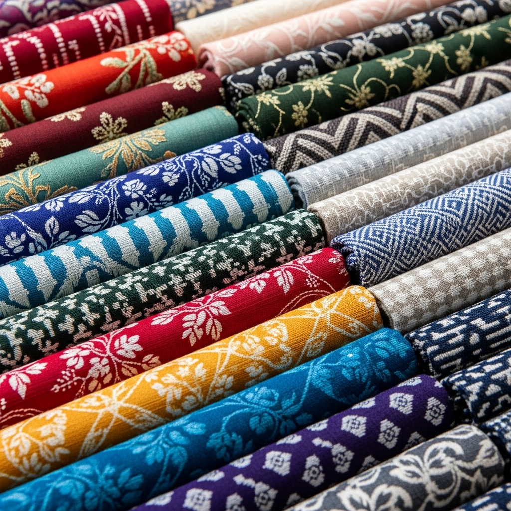 Authentic Indian handblock fabrics including Ajrakh, Bagru, Dabu, and Sanganeri, artisan-crafted with natural dyes, perfect for wholesalers, boutique owners, designers, and retailers seeking premium B2B textiles.