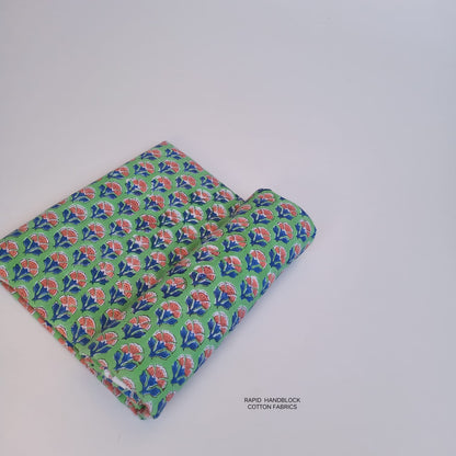 Jaipur Sanganeri Handblock Printed Cotton Fabric – Heritage Textile Wholesale