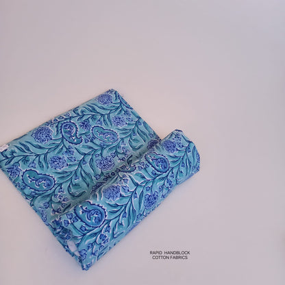Jaipur Sanganeri Handblock Printed Cotton Fabric – Heritage Textile Wholesale