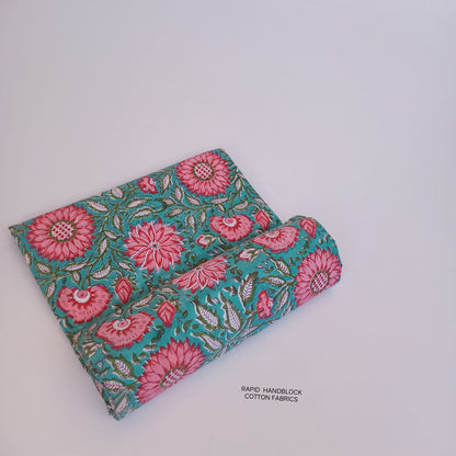 Sanganeri Handblock Printed Cotton Fabric from Jaipur – Wholesale Textile