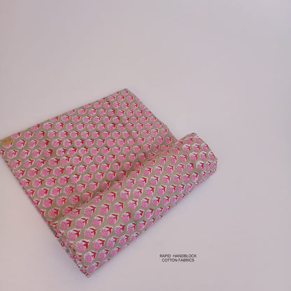 Sanganeri Handblock Printed Cotton Fabric from Jaipur – Wholesale Textile