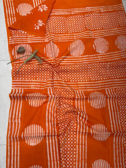 Bagru Mul Cotton Saree Wholesale Handblock Printed – MOQ 6pcs | Assorted – Fabtexs