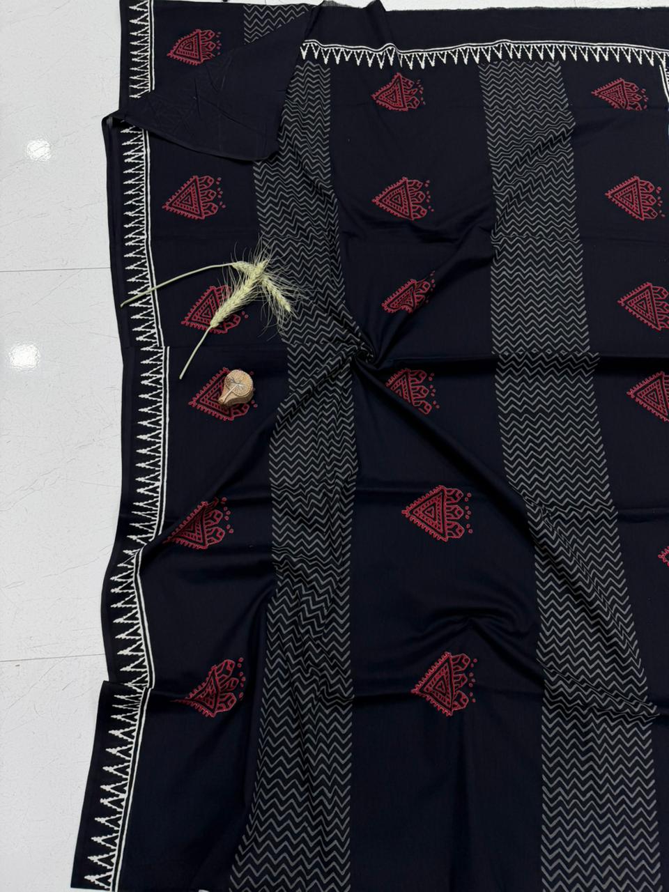 Bagru Mul Cotton Saree Wholesale Handblock Printed – MOQ 6pcs | Assorted – Fabtexs