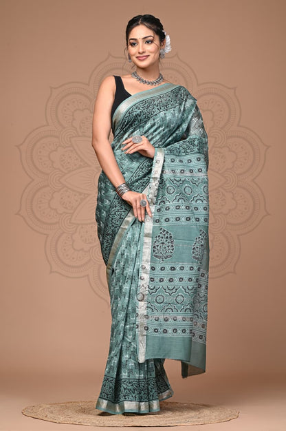 Maheshwari Silk Saree Wholesale – Handblock Printed Heritage Sarees