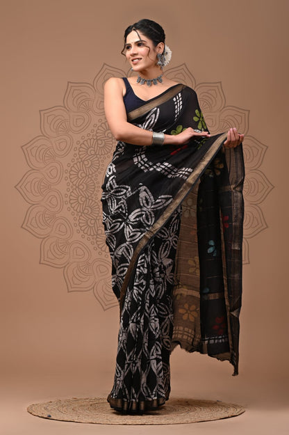 Maheshwari Silk Saree Wholesale Collection – Handblock Printed Natural Dyed Sarees