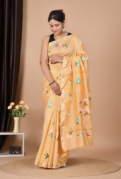Handblock Maheshwari Silk Saree Wholesale – Natural Dyed Artisan Sarees