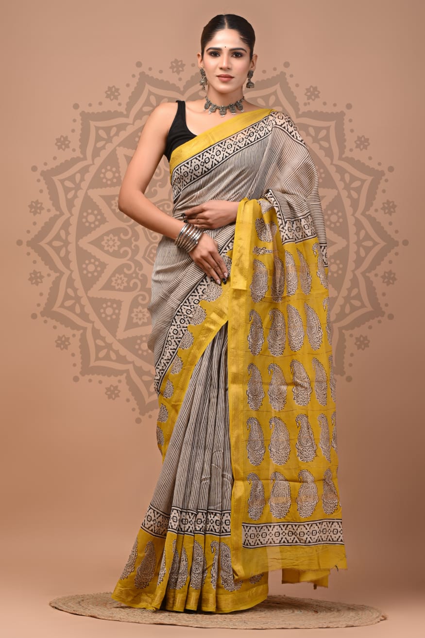 Maheshwari Silk Saree Wholesale Collection – Handblock Printed Natural Dyed Sarees