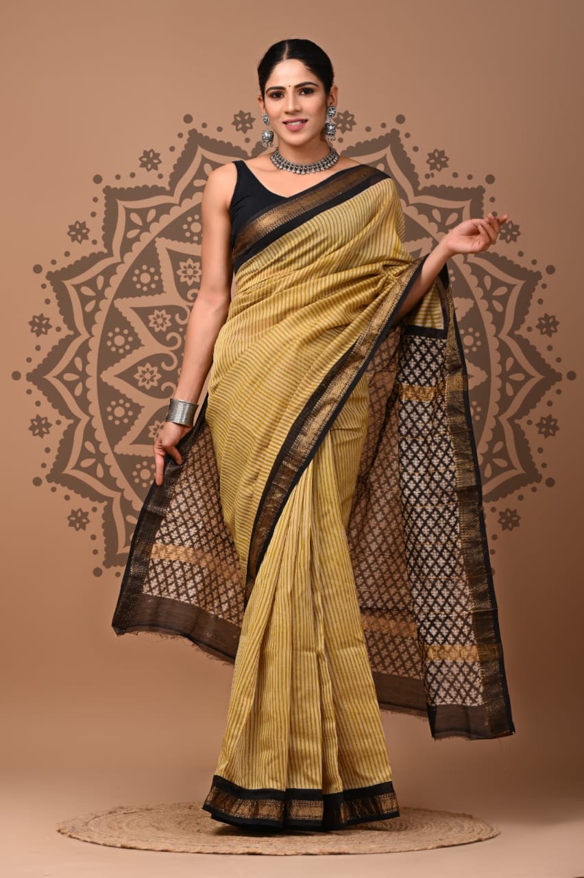 Maheshwari Silk Saree Wholesale Collection – Handblock Printed Natural Dyed Sarees