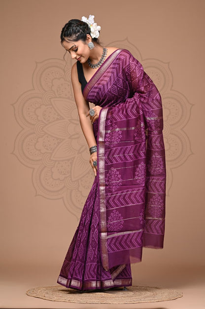 Handwoven Maheshwari Silk Saree Wholesale – Traditional Indian Sarees
