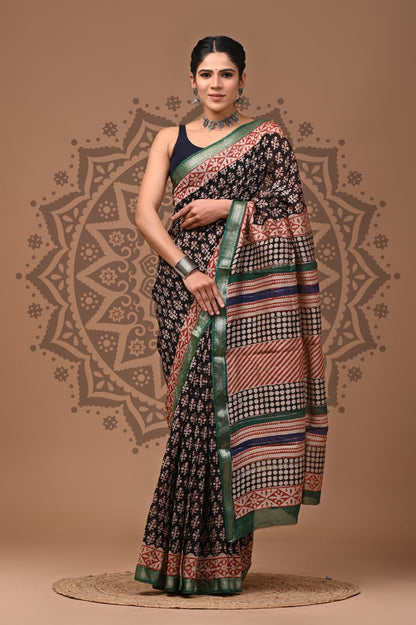 Handwoven Maheshwari Silk Saree Wholesale – Traditional Indian Sarees