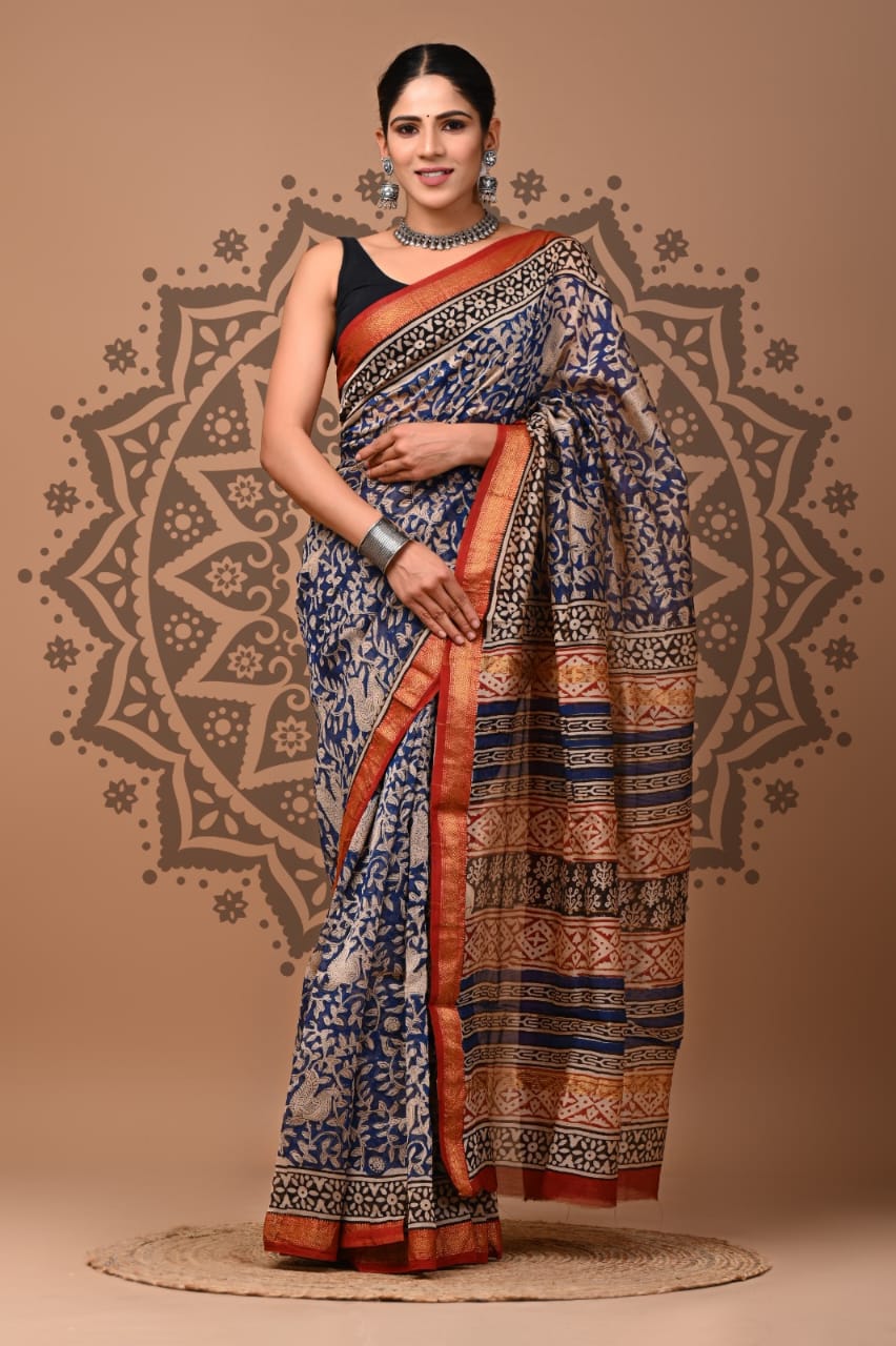 Handwoven Maheshwari Silk Saree Wholesale – Traditional Indian Sarees