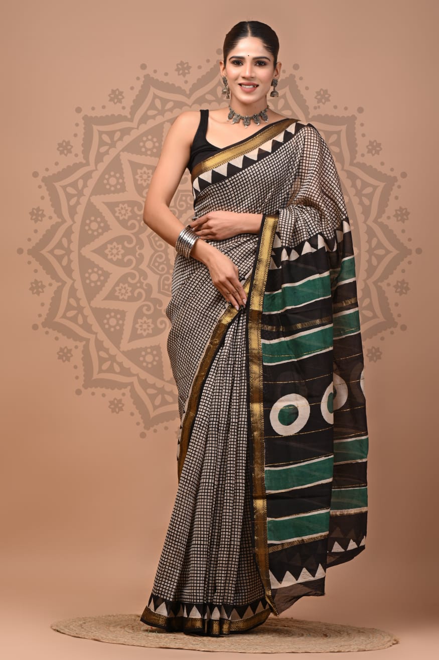Handwoven Maheshwari Silk Saree Wholesale – Traditional Indian Sarees