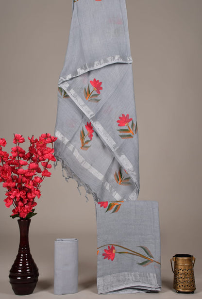Cotton Linen Ethnic Dress Material – Wholesale Boutique Suit Fabric