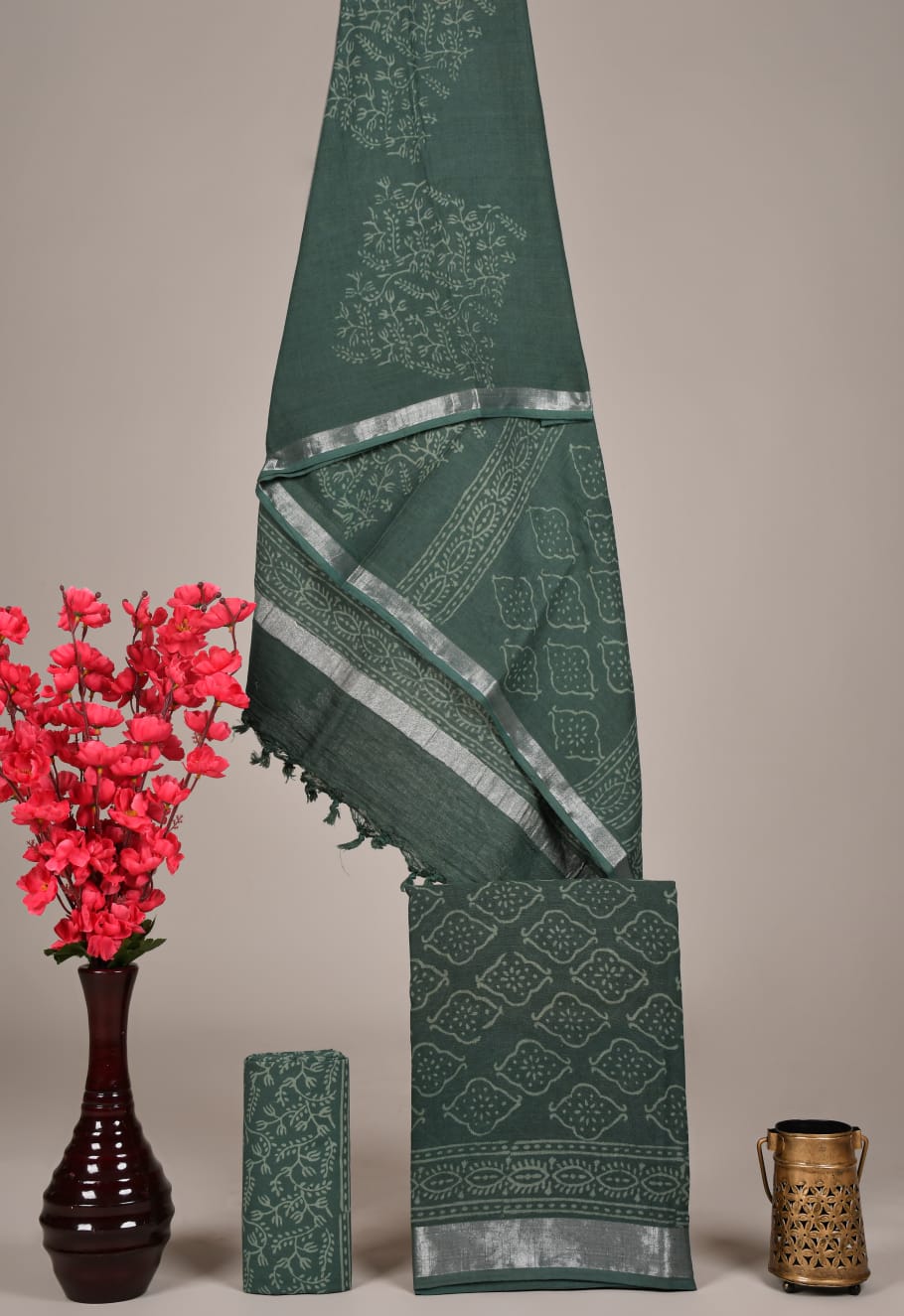 Cotton Linen Dress Material Wholesale – Elegant Breathable Suit Fabric