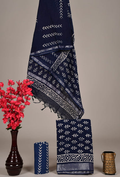 Cotton Linen Ethnic Dress Material – Wholesale Boutique Suit Fabric