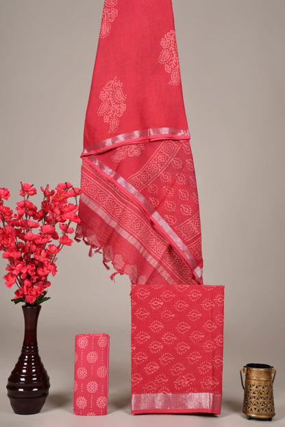 Cotton Linen Ethnic Dress Material – Wholesale Boutique Suit Fabric