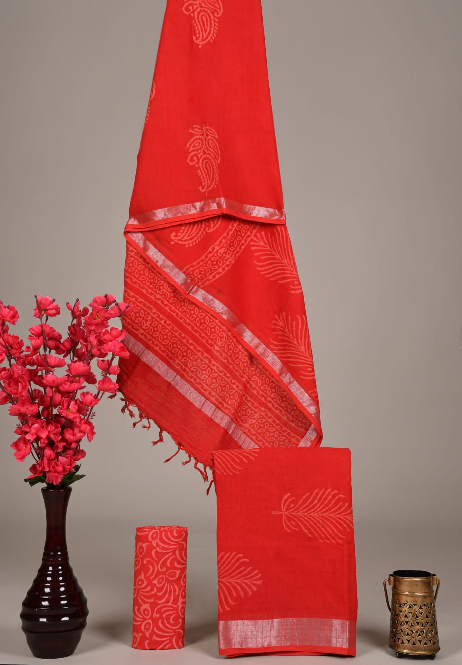 Cotton Linen Ethnic Dress Material – Wholesale Boutique Suit Fabric