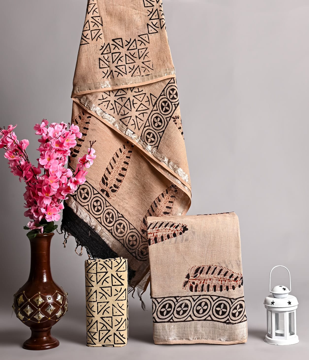 Cotton Linen Suit Fabric Wholesale – Elegant Ethnic Dress Material