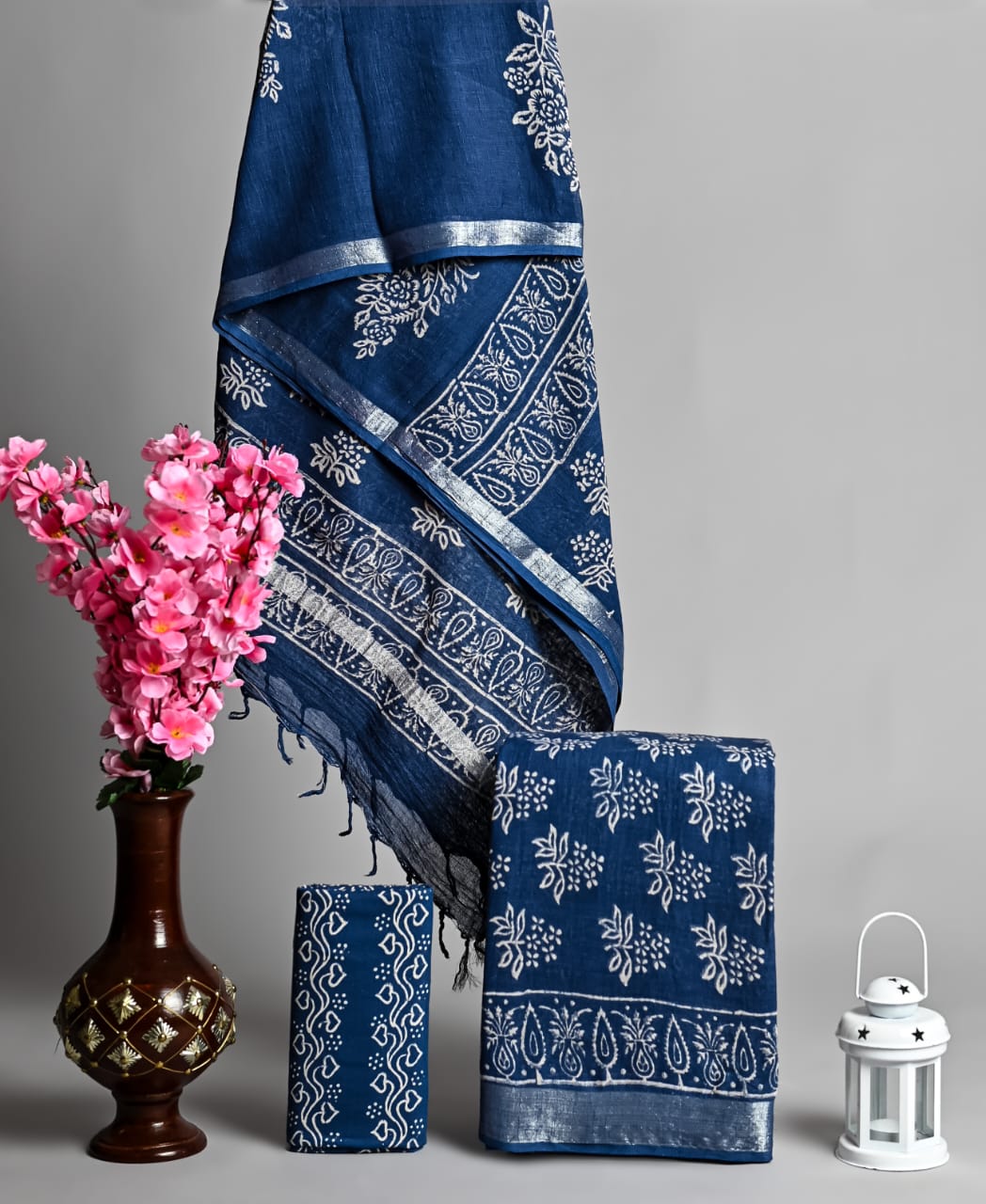 Cotton Linen Dress Material Wholesale – Lightweight Ethnic Suit Fabric