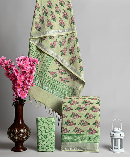 Cotton Linen Dress Material Wholesale – Lightweight Ethnic Suit Fabric