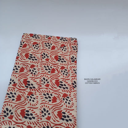 Bagru Handblock Printed Fabric Wholesale – Pure Cotton Ethnic Print Fabric
