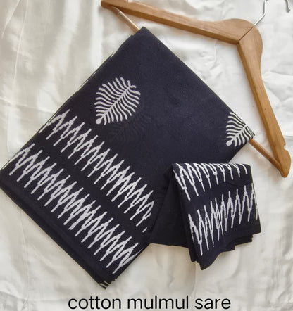 Cotton MUL Sarees Wholesale – Handblock Printed Malmal Saree