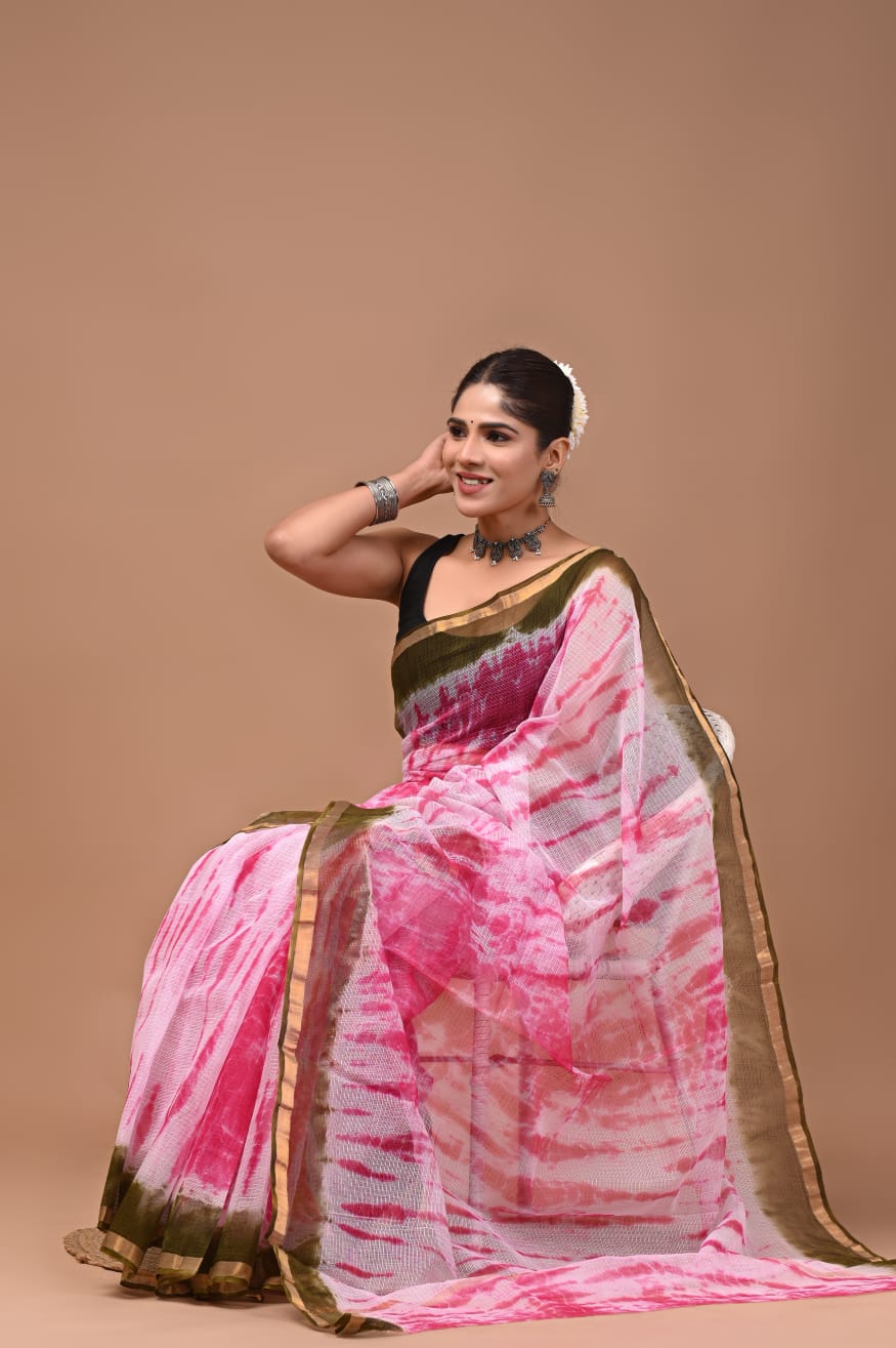 Handblock Printed Kota Doria Sarees Wholesale – Lightweight Kota Cotton Sarees