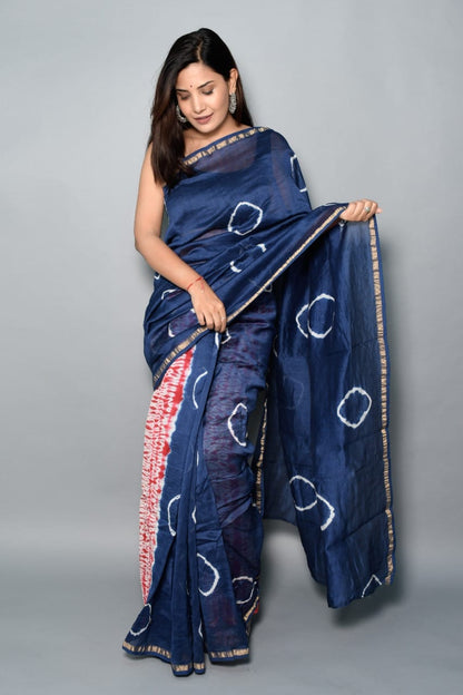 Premium Chanderi Silk Sarees Wholesale – Traditional Hand Block Printed with Blouse
