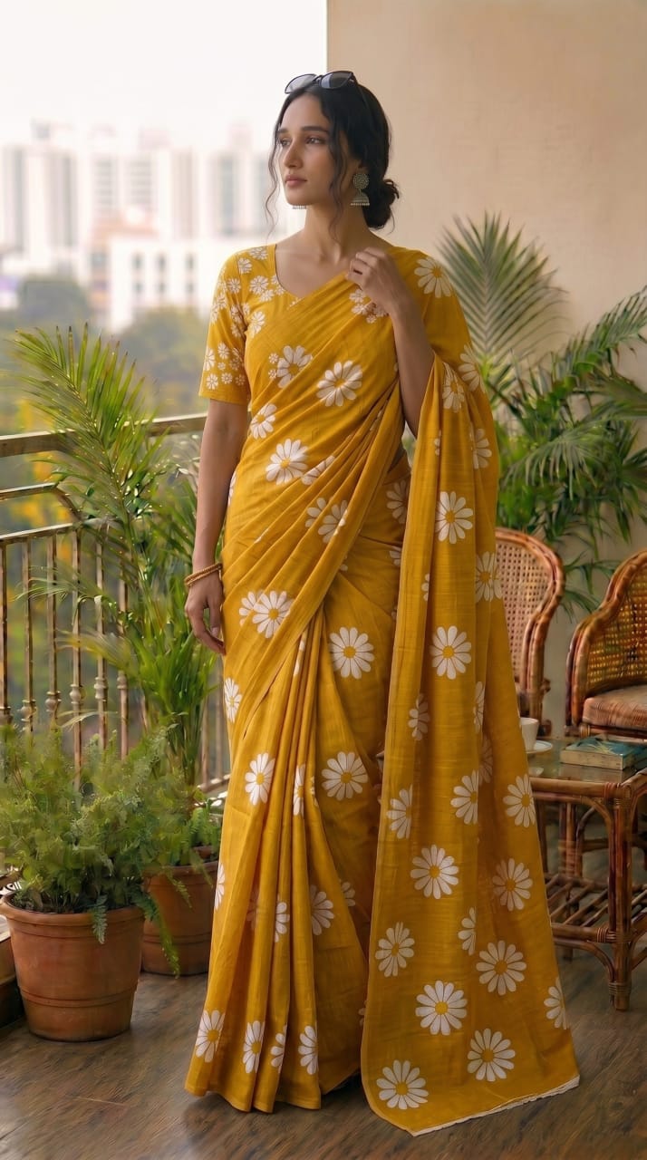Breathable Cotton Mulmul Sarees Wholesale – Pure Mulmul Sarees with Running Blouse