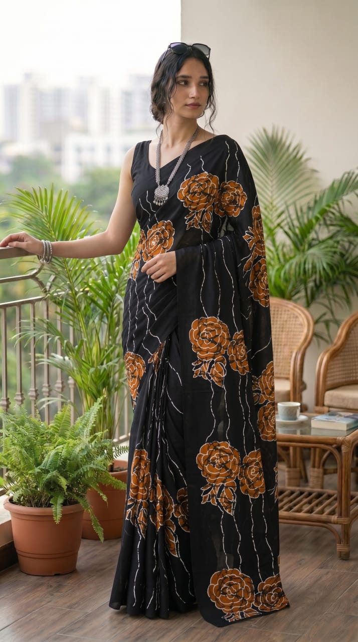 Breathable Cotton Mulmul Sarees Wholesale – Pure Mulmul Sarees with Running Blouse
