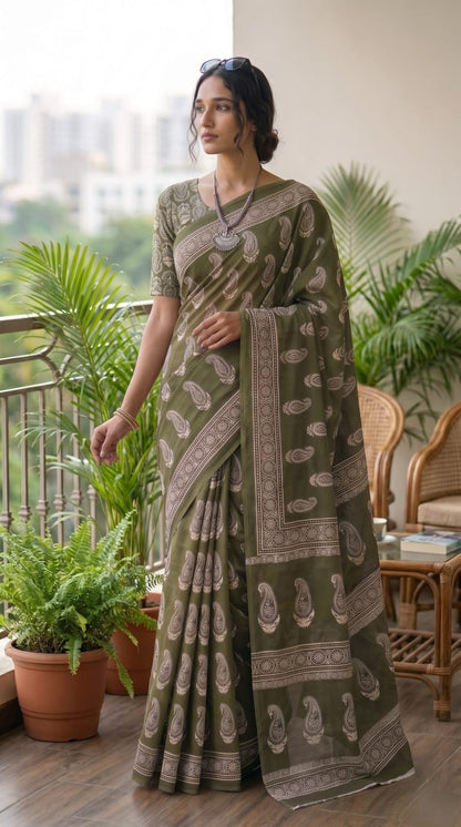 Wholesale Cotton Mulmul Sarees – Pure 92×80 Mulmul with Running Blouse