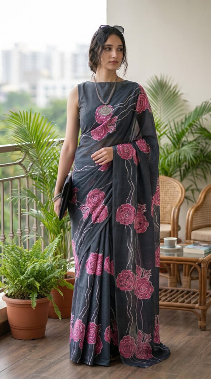 Premium Cotton Mulmul Sarees Wholesale – Soft Mulmul Sarees with Running Blouse