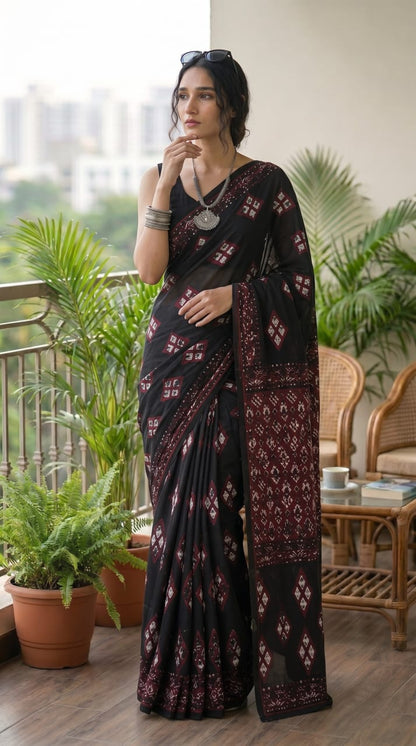 Pure Cotton Mulmul Sarees Wholesale – Lightweight Sarees with Running Blouse