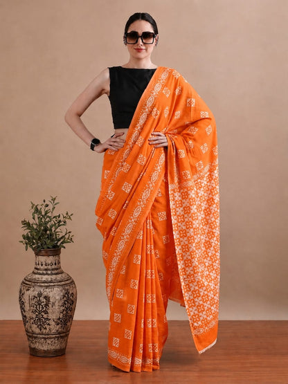 Pure Cotton Mulmul Sarees Wholesale – Lightweight Sarees with Running Blouse