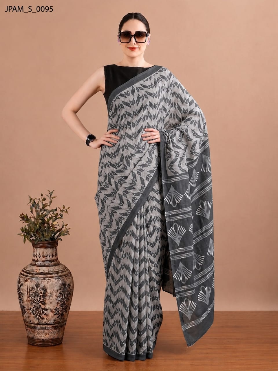 Wholesale Cotton Mulmul Sarees – Pure 92×80 Mulmul with Running Blouse