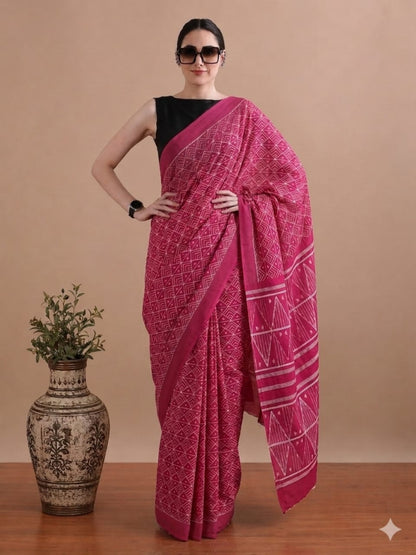 Wholesale Cotton Mulmul Sarees – Pure 92×80 Mulmul with Running Blouse