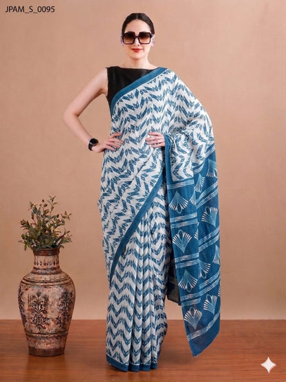 Pure Cotton Mulmul Sarees Wholesale – Lightweight Sarees with Running Blouse