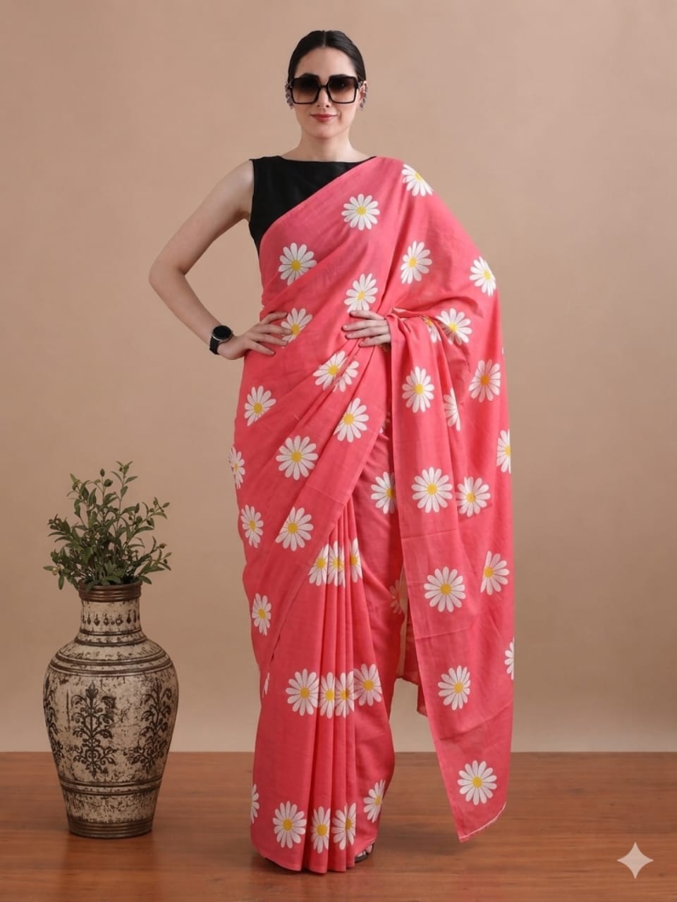 Premium Cotton Mulmul Sarees Wholesale – Soft Mulmul Sarees with Running Blouse