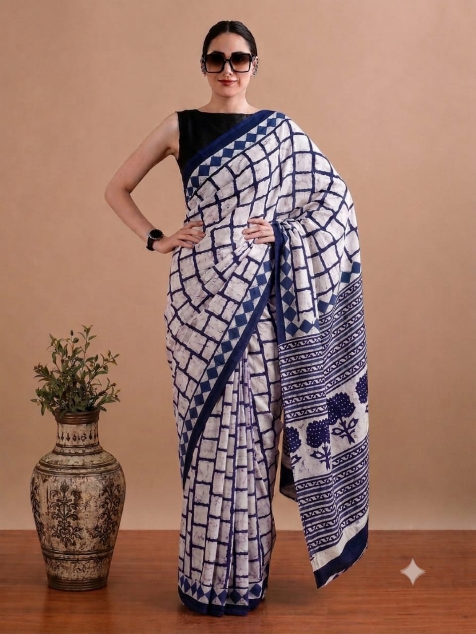 Breathable Cotton Mulmul Sarees Wholesale – Pure Mulmul Sarees with Running Blouse