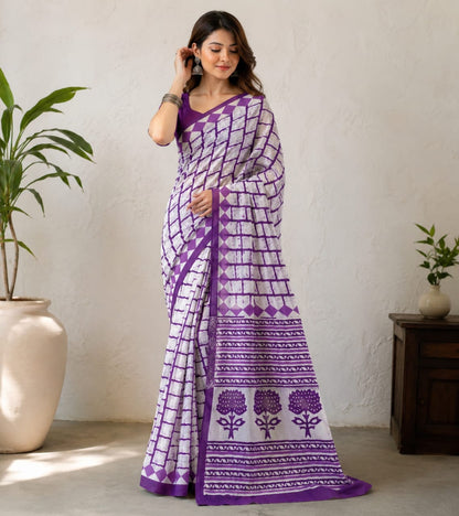 Breathable Cotton Mulmul Sarees Wholesale – Pure Mulmul Sarees with Running Blouse