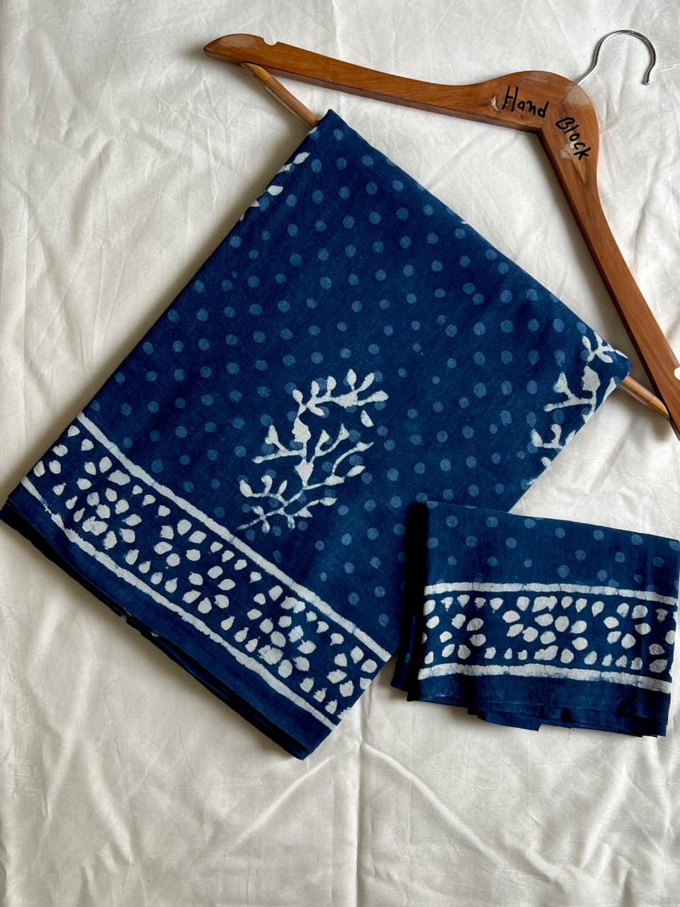Cotton Malmal Handblock Printed Sarees Wholesale – Lightweight Cotton MUL Sarees