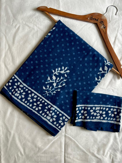 Cotton Malmal Handblock Printed Sarees Wholesale – Lightweight Cotton MUL Sarees